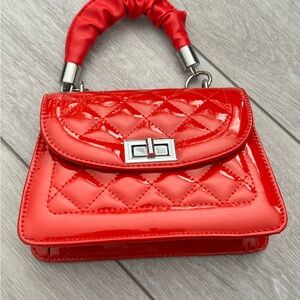 Olivia Miller Glossy Red Mini Bag